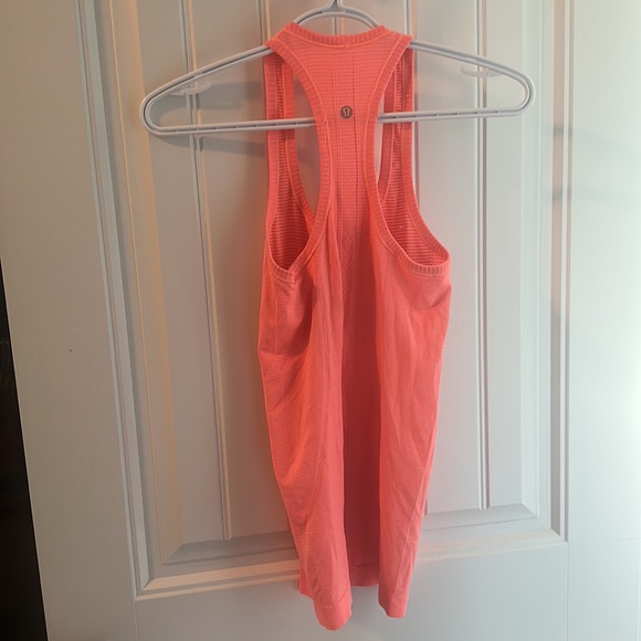 Lululemon neon orange tank top size 4 - Picture 2 of 2